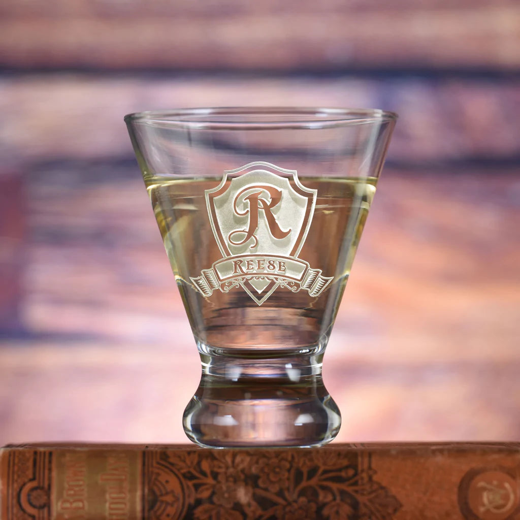 Engraved Cosmopolitan Glass