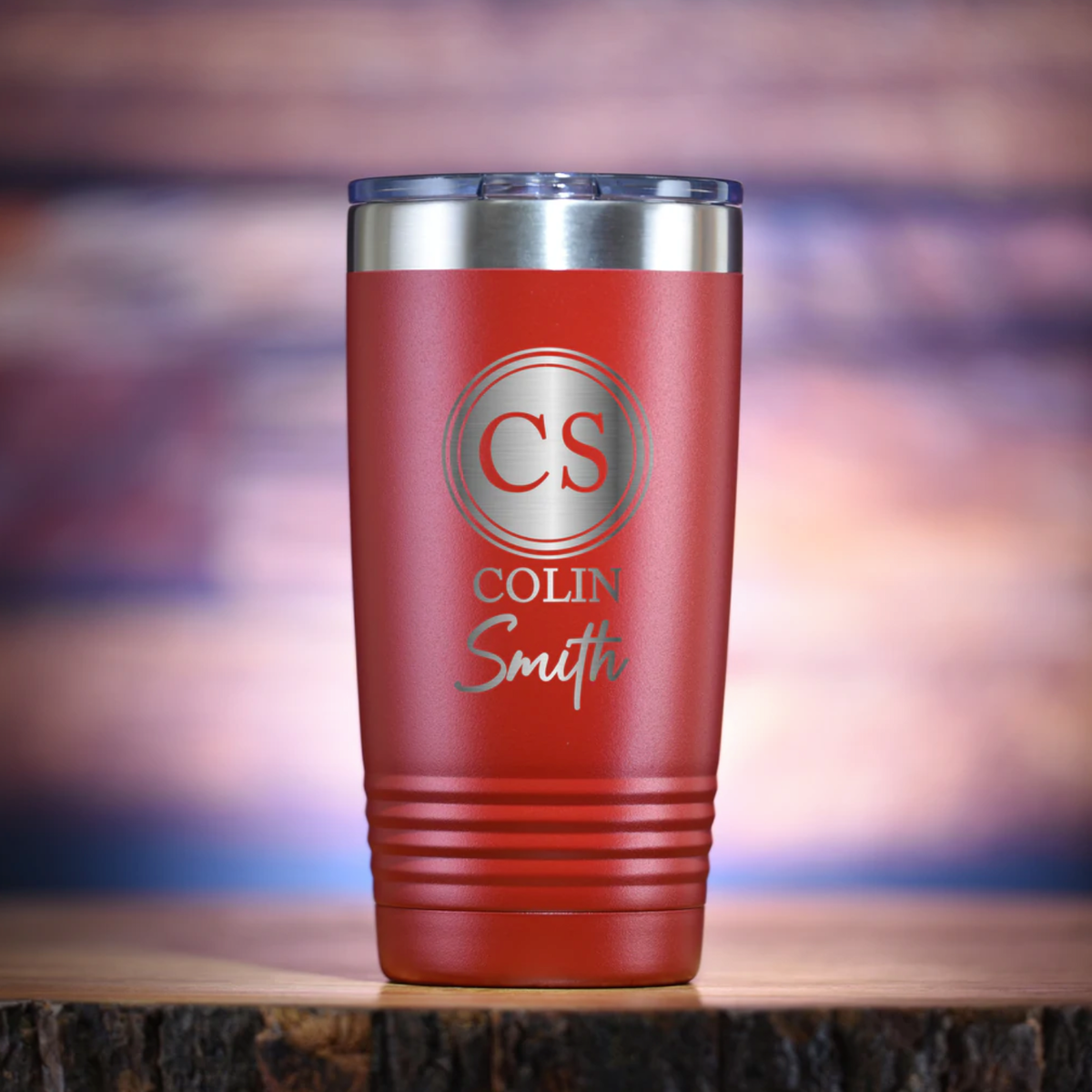 Monogram Initial Tumbler
