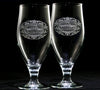 Mr. and Mrs. Personalized Goblet Set