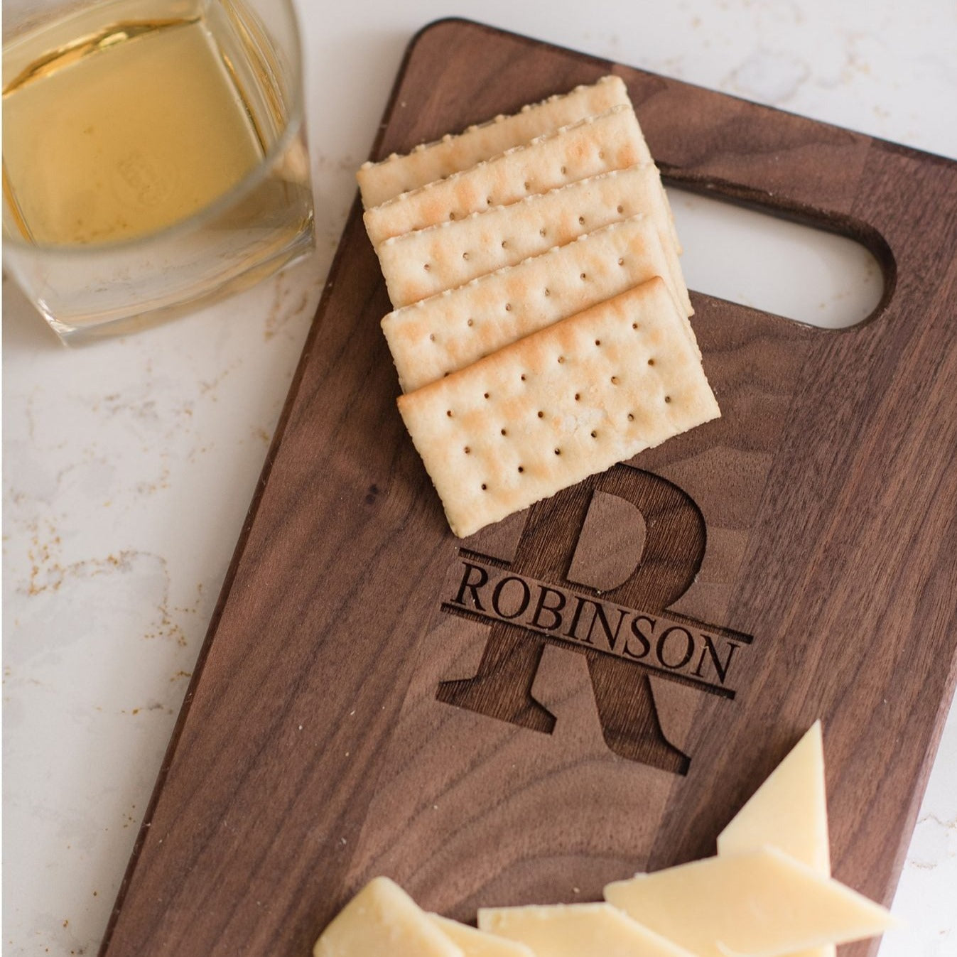 Personalized Monogrammed Cutting Board, Beautiful Wood Grain, Large 15x22  Size – Crosswired Creations