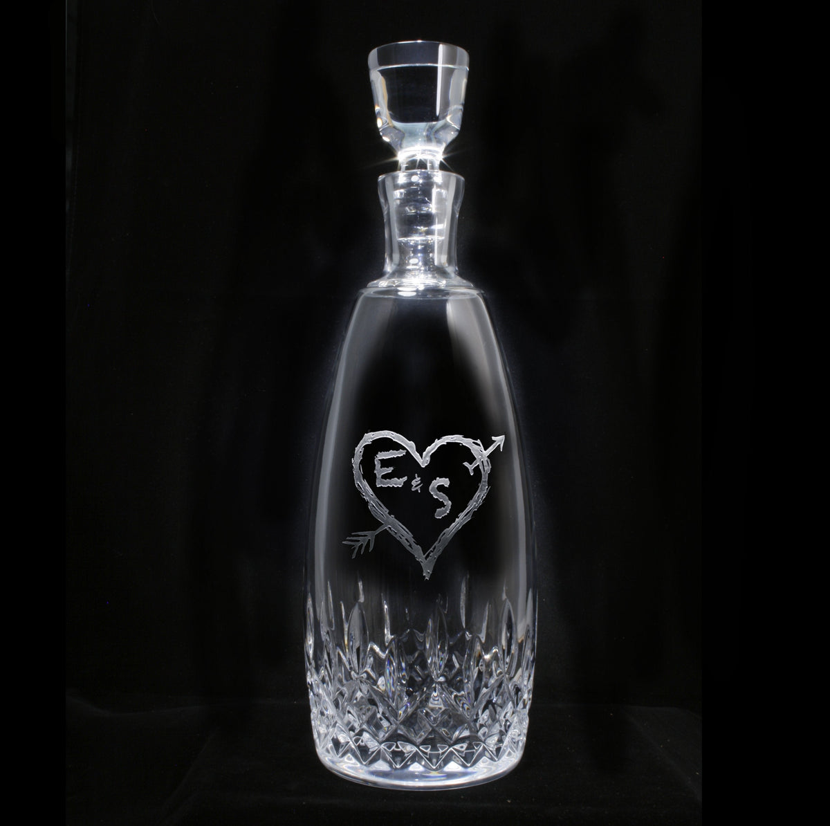 Lismore Essence Decanter. Engraved