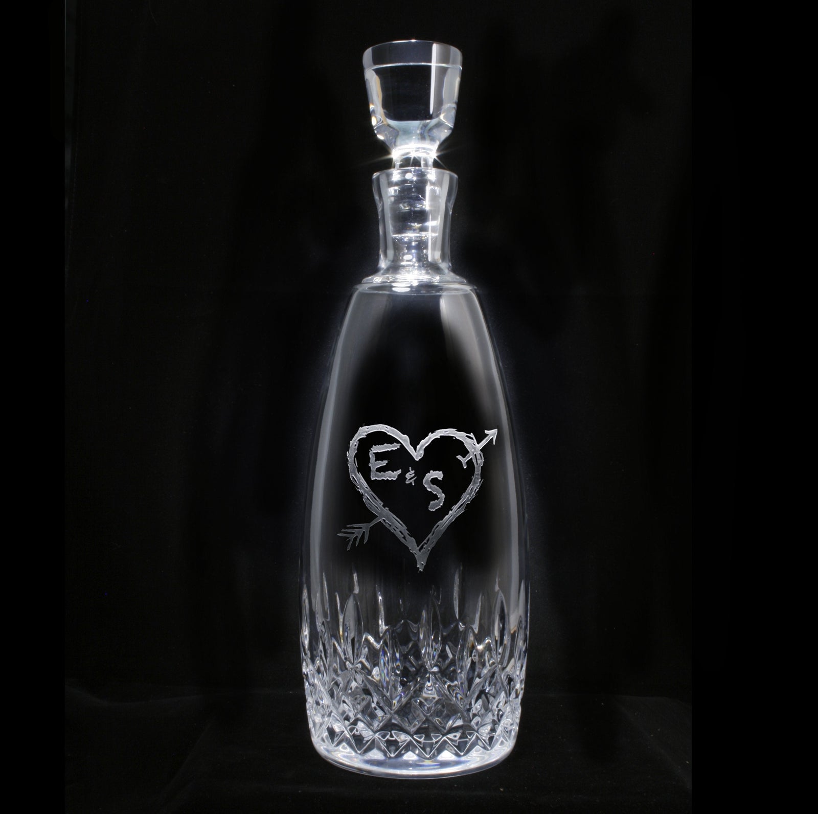 Lismore Essence Decanter. Engraved